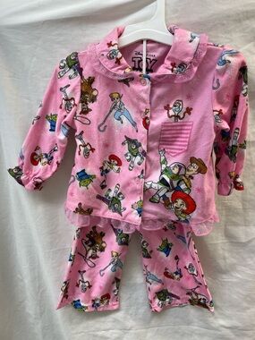 NEW!!! Toy Story Pink Kids Pajama Set girl sz 18 mos
